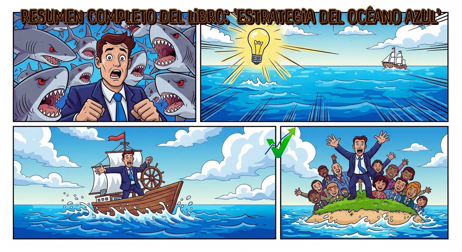 RESUMEN COMPLETO DEL LIBRO: ESTRATEGIA DEL OCÉANO AZUL (W. Chan Kim y Renée Mauborgne)