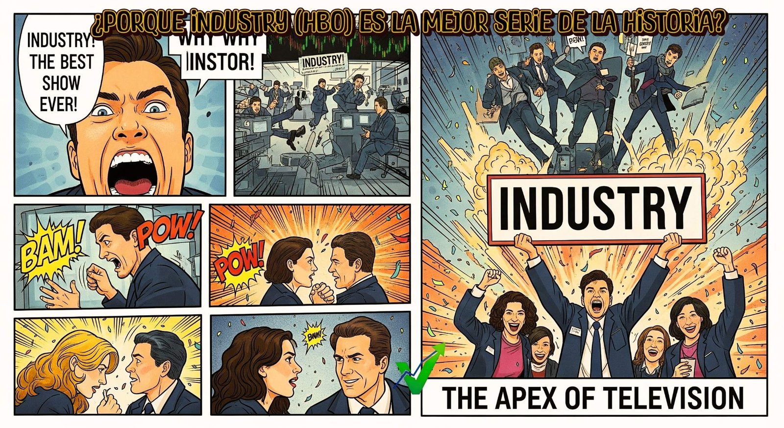 ¿PORQUE INDUSTRY (HBO) ES LA MEJOR SERIE DE LA HISTORIA?